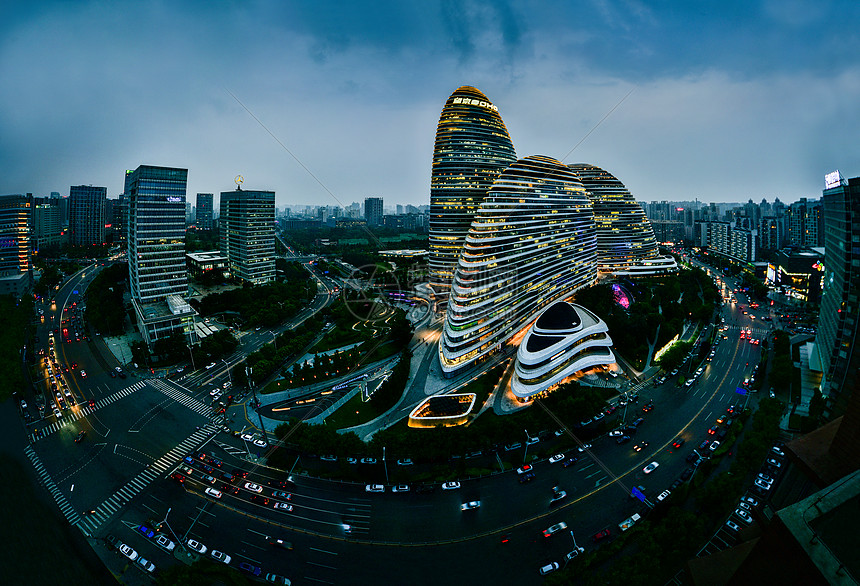 北京望京SOHO建筑图片