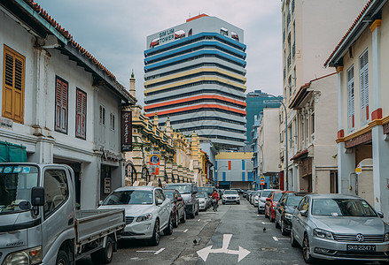 特色建筑素材新加坡小孟买背景