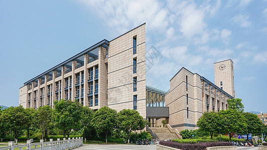 高校图书馆福州大学图书馆背景