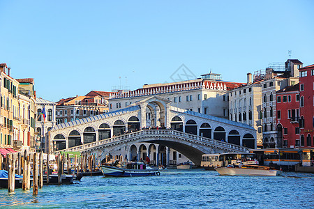 威尼斯里亚托桥背景图片