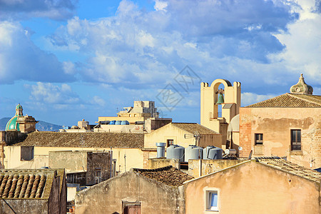 西西里岛特拉帕尼城市建筑图片