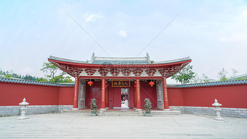 南少林寺寺庙建筑图片