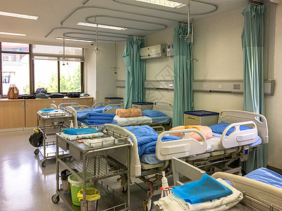 现代化医院病房概念图背景图片