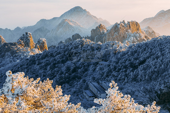 雪后黄山图片