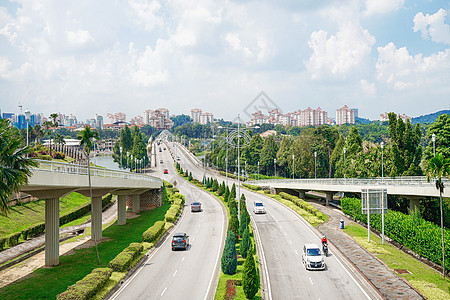 马来西亚城市公路出行高清图片素材