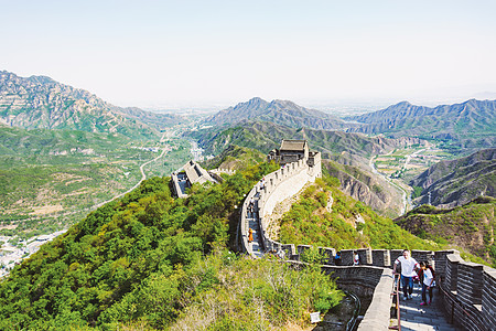 北京旅游居庸关长城背景