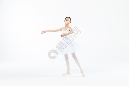 芭蕾舞艺术培训小女孩跳芭蕾舞背景