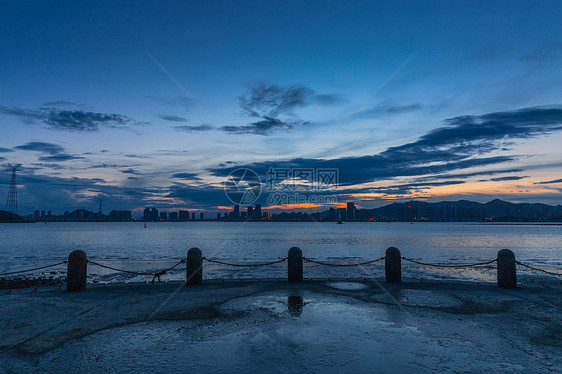 厦门海湾夜景 图片