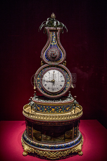 故宫博物院钟表馆珐琅瓷器钟图片