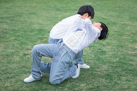 小学生做作业小学生打架背景