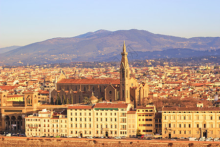 佛罗伦萨老城佛罗伦萨城市建筑背景