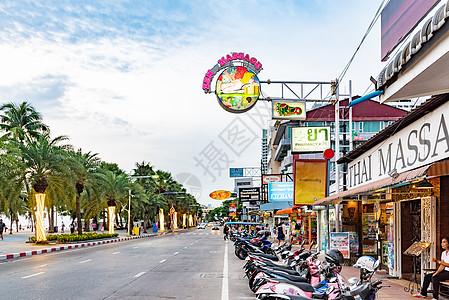 国外街头泰国街头背景