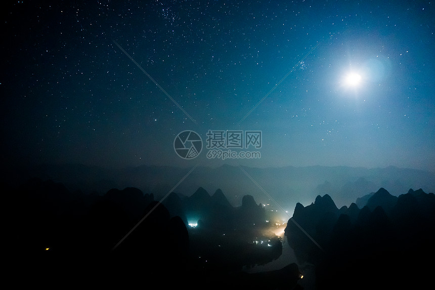 桂林银河星空图片