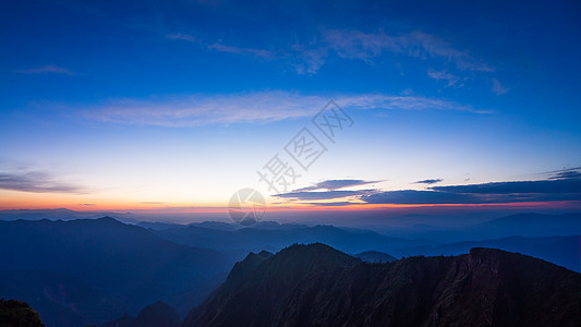 四川牛背山风景高清图片