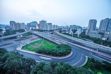 高速公路元素北京立交背景