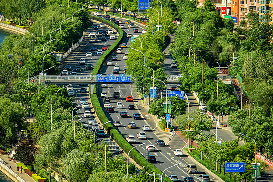 北京城市道路交通图片