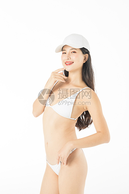 泳装美女运动图片