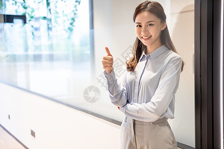 白领女商务女青年形象背景