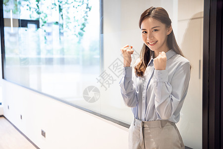 职业女商务女青年形象背景