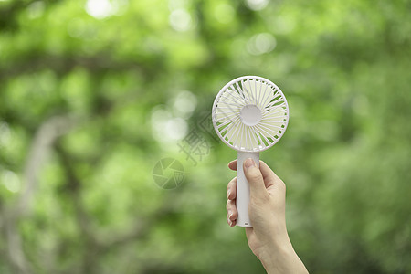 夏季风扇文艺凉爽背景高清图片