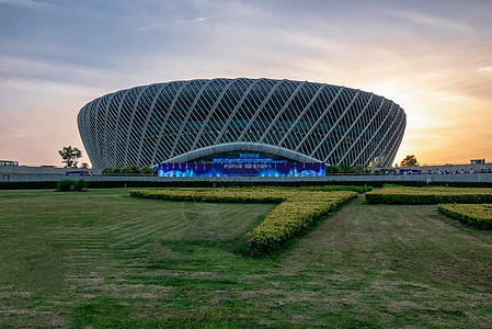 武汉光谷网球中心背景