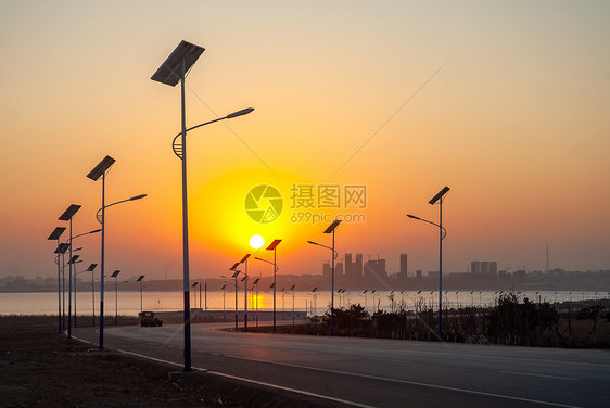 风车与太阳能应用 图片