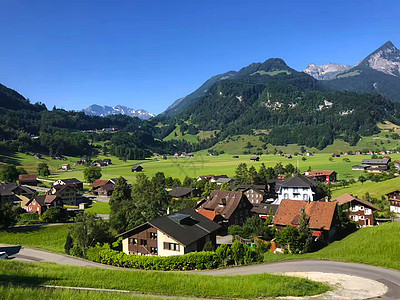 瑞士阿尔卑斯山脉背景图片