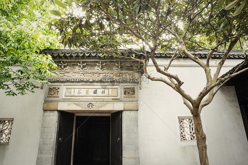 中式建筑亭子图片