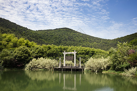 夏天山林风景高清图片