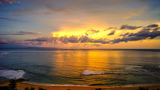 安达曼海日落图片