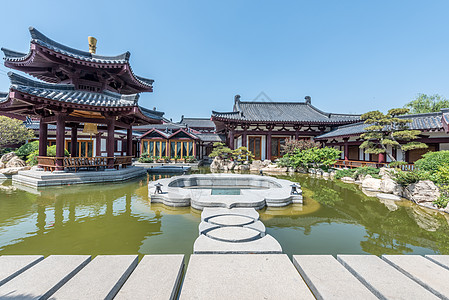 温泉度假酒店西安华清宫温泉酒店背景