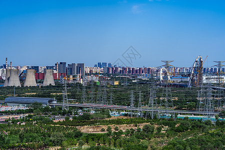 首都钢铁厂之遗址背景图片