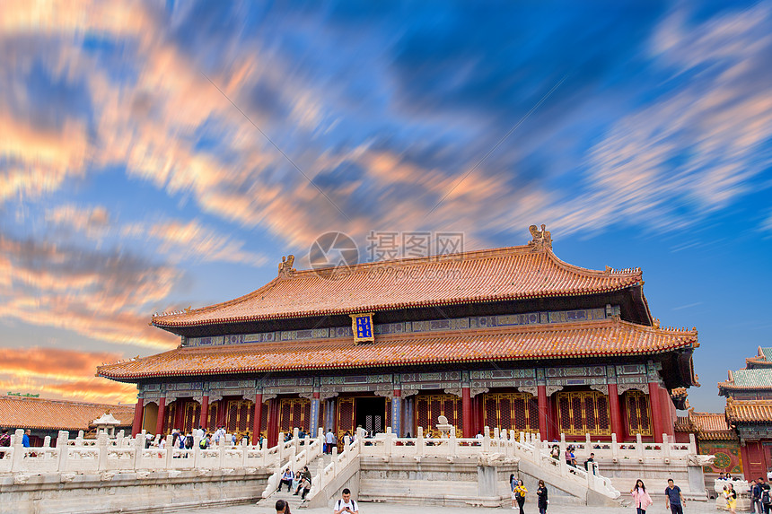 北京故宫博物院皇极殿高清图片下载-正版图片-摄