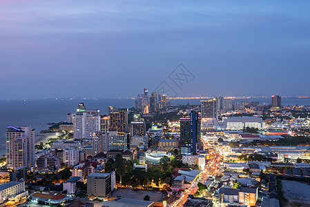 泰国海边城市芭提雅风光图片