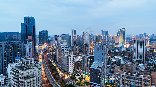 厦门城市夜色背景图片