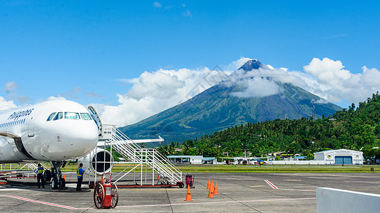 户外风景菲律宾机场背景