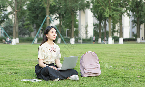 校园小清新大学生图片