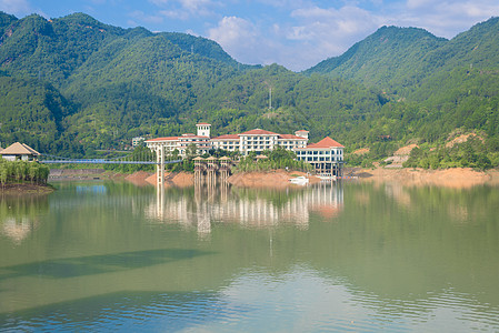 浙江云和仙宫湖浙江丽水度假酒店背景