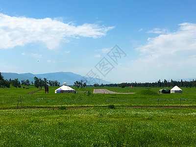 新疆独库公路绿色高清图片素材