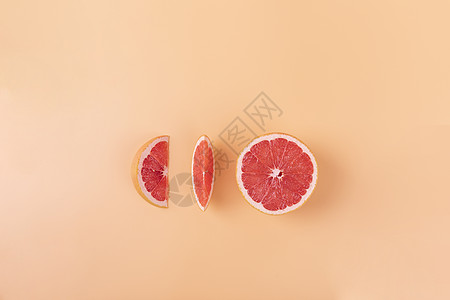夏季西柚水果背景图片