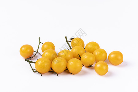 黄色小番茄黄心圣女果背景