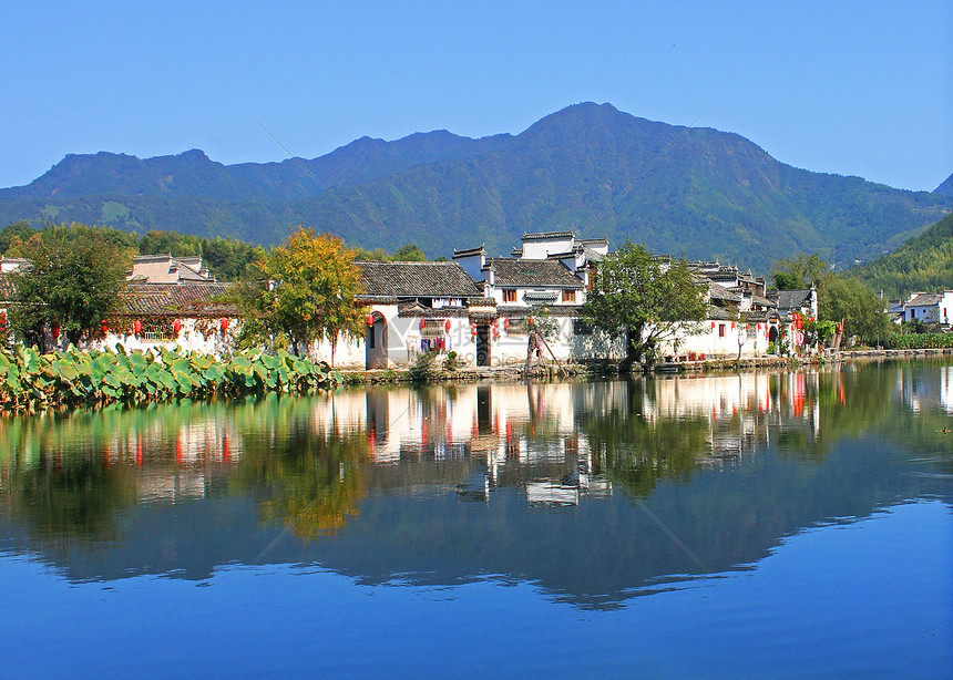 古镇田园风光图片