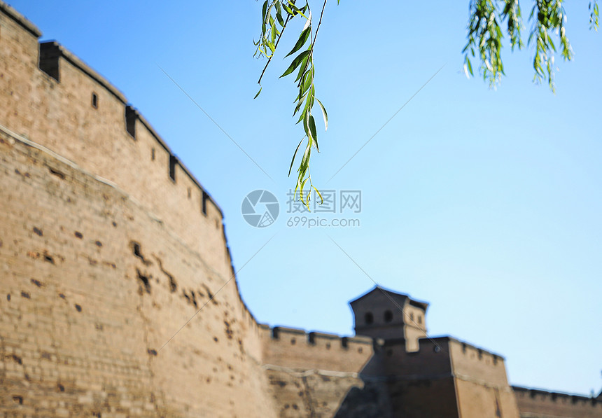 平遥古代城墙图片