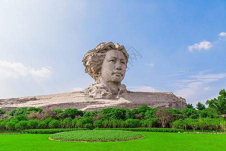 长沙橘子洲风光背景