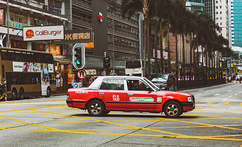 香港街头风景图片