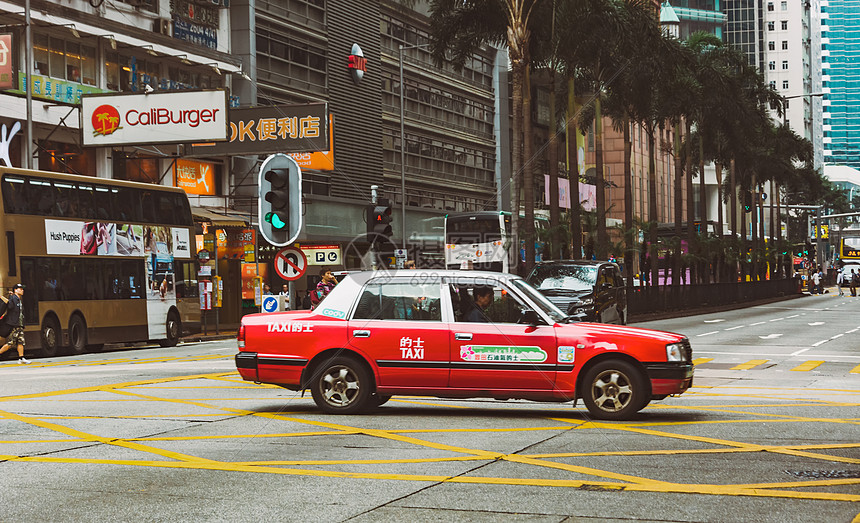 香港街头风景图片