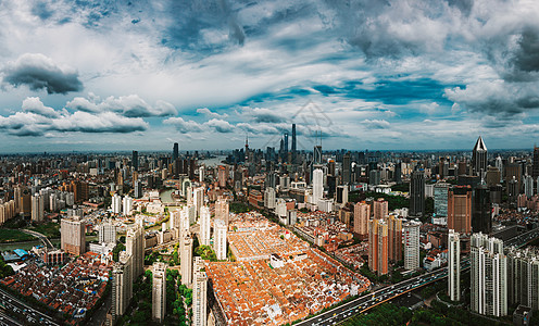 上海城市风景大厦高清图片素材