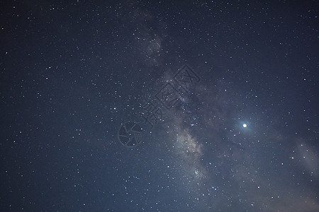 蓝色星空夏季银河背景背景