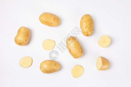 土豆切开的土豆高清图片