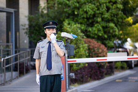 保安户外对讲机高清图片